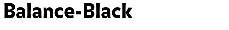 Balance-Black