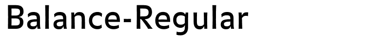 Balance-Regular
