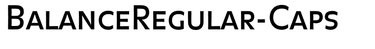 BalanceRegular-Caps