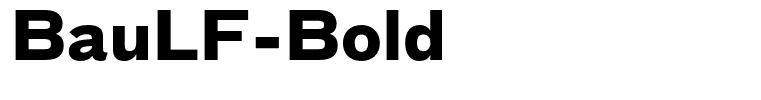 BauLF-Bold