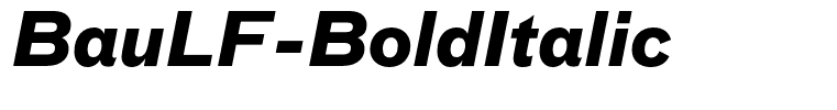 BauLF-BoldItalic