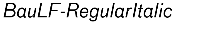 BauLF-RegularItalic