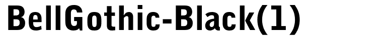 BellGothic-Black(1)