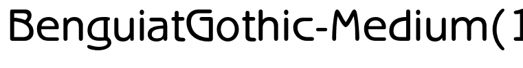 BenguiatGothic-Medium(1)