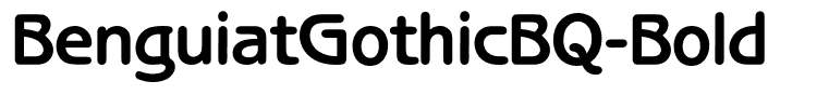 BenguiatGothicBQ-Bold