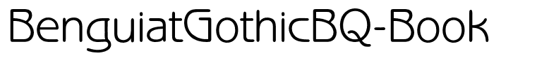 BenguiatGothicBQ-Book