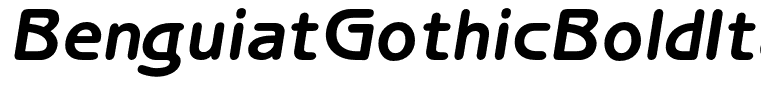 BenguiatGothicBoldItalic