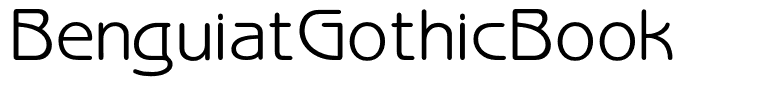 BenguiatGothicBook