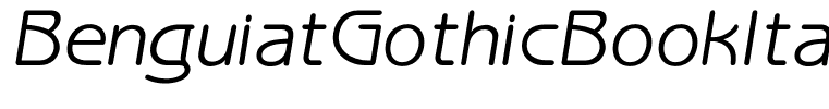 BenguiatGothicBookItalic