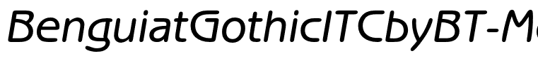 BenguiatGothicITCbyBT-MedItal