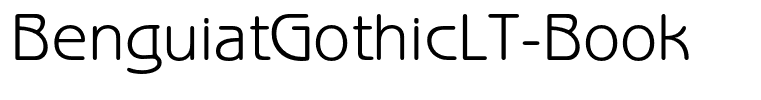 BenguiatGothicLT-Book