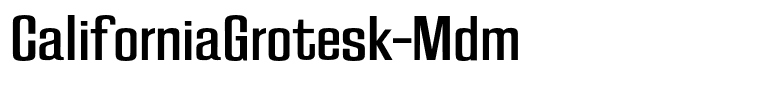 CaliforniaGrotesk-Mdm