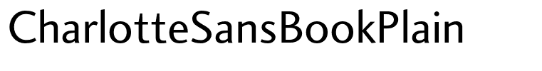 CharlotteSansBookPlain