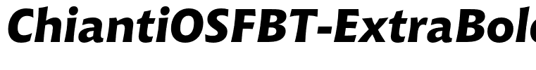 ChiantiOSFBT-ExtraBoldItalic