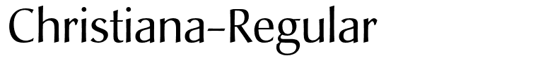 Christiana-Regular