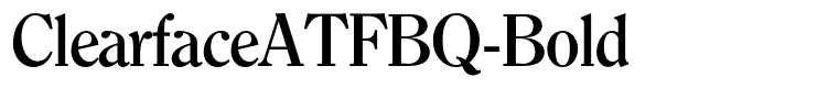 ClearfaceATFBQ-Bold