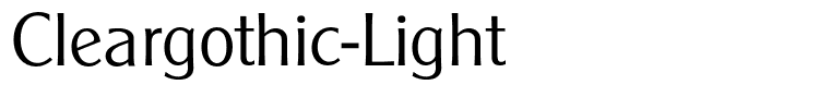 Cleargothic-Light