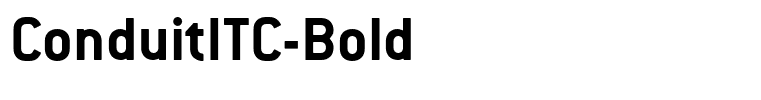 ConduitITC-Bold