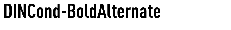 DINCond-BoldAlternate