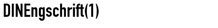 DINEngschrift(1)