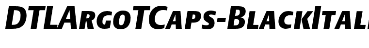 DTLArgoTCaps-BlackItalic