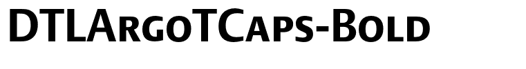 DTLArgoTCaps-Bold