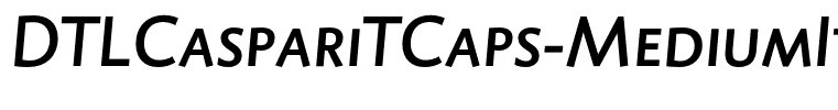 DTLCaspariTCaps-MediumItalic