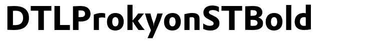 DTLProkyonSTBold