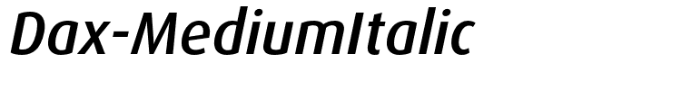 Dax-MediumItalic