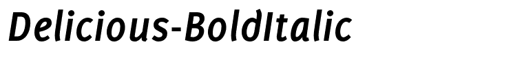 Delicious-BoldItalic
