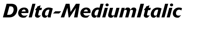 Delta-MediumItalic