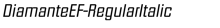 DiamanteEF-RegularItalic