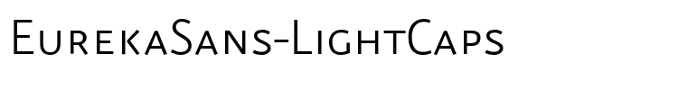 EurekaSans-LightCaps