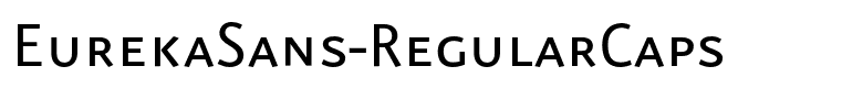 EurekaSans-RegularCaps
