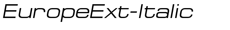 EuropeExt-Italic