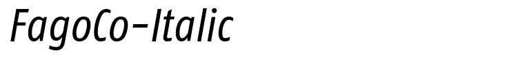 FagoCo-Italic