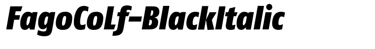 FagoCoLf-BlackItalic