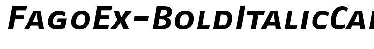 FagoEx-BoldItalicCaps