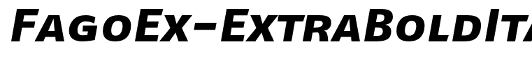 FagoEx-ExtraBoldItalicCaps