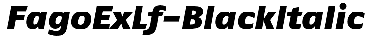 FagoExLf-BlackItalic