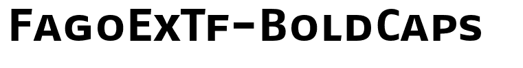 FagoExTf-BoldCaps