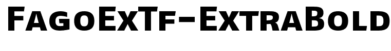 FagoExTf-ExtraBoldCaps