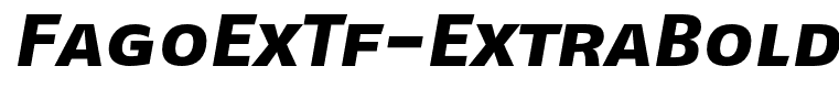 FagoExTf-ExtraBoldItalicCaps