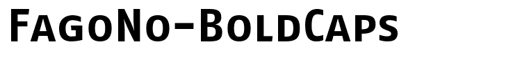 FagoNo-BoldCaps
