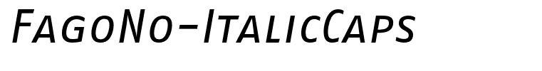 FagoNo-ItalicCaps