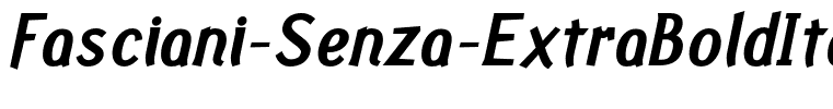 Fasciani-Senza-ExtraBoldItalic