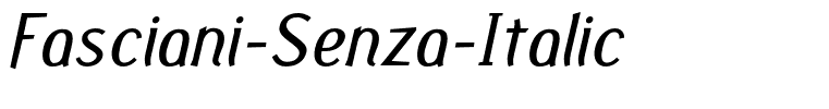 Fasciani-Senza-Italic