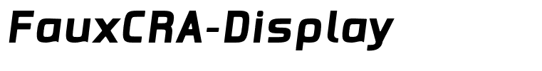 FauxCRA-Display