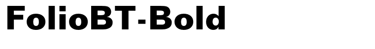 FolioBT-Bold