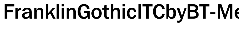 FranklinGothicITCbyBT-Medium